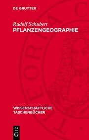 Cover von Pflanzengeographie