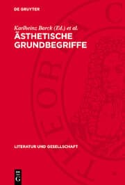 Cover von Ästhetische Grundbegriffe
