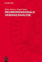 Cover von Mehrdimensionale Varianzanalyse