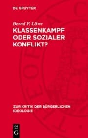 Cover von Klassenkampf oder sozialer Konflikt?
