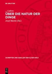 Cover von Über die Natur der Dinge
