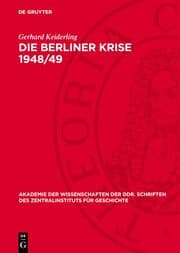 Cover von Die Berliner Krise 1948/49