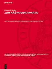 Cover von Verdeutschung des sanskrit-tibetischen Textes