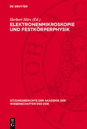 Cover von Elektronenmikroskopie und Festkörperphysik