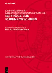 Cover von Polyploidie der Rüben