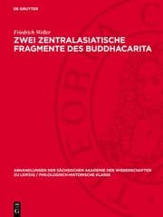 Cover von Zwei Zentralasiatische Fragmente des Buddhacarita