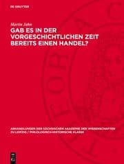 Cover von Gab es in der vorgeschichtlichen Zeit bereits einen Handel?