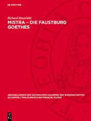 Cover von Mistra - Die Faustburg Goethes