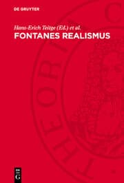 Cover von Fontanes Realismus