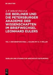 Cover von Der Briefwechsel L. Eulers mit G. F. Müller