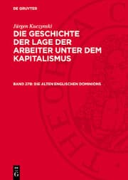 Cover von Die alten englischen Dominions