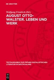 Cover von August Otto-Walster. Leben und Werk