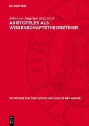 Cover von Aristoteles als Wissenschaftstheoretiker