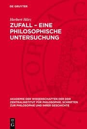 Cover von Zufall - Eine philosophische Untersuchung