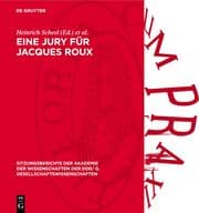 Cover von Eine Jury für Jacques Roux