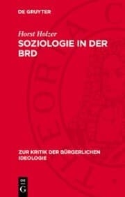 Cover von Soziologie in der BRD