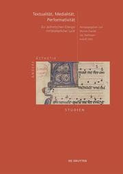 Cover von Textualität, Medialität, Performativität