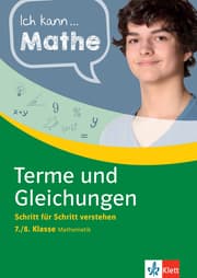 Cover von Klett Ich kann ... Mathe - Terme und Gleichungen 7./8. Klasse