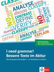 Cover von I need grammar! Bessere Texte im Abitur