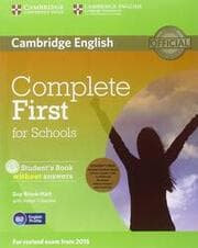 Cover von Cambridge English Complete First for Schools