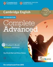 Cover von Cambridge English Complete Advanced Second edition