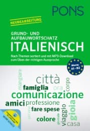 Cover von PONS Grund- und Aufbauwortschatz Italienisch