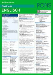 Cover von PONS Business English auf einen Blick