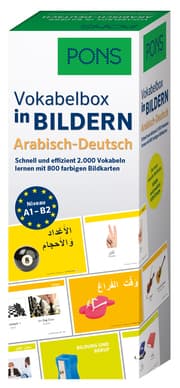 Cover von PONS Vokabelbox in Bildern Arabisch-Deutsch