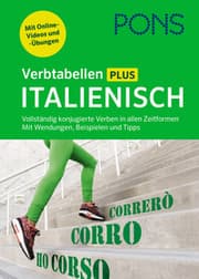 Cover von PONS Verbtabellen Plus Italienisch