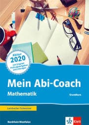 Cover von Mein Abi-Coach Mathematik 2020. Ausgabe Nordrhein-Westfalen - Grundkurs