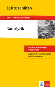 Cover von Klett Lektürehilfen Naturlyrik