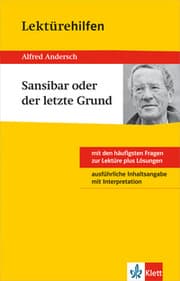 Cover von Klett Lektürehilfen Alfred Andersch, Sansibar oder der letzte Grund
