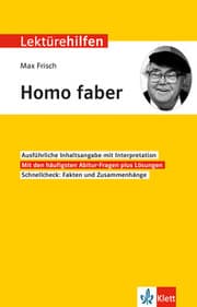 Cover von Klett Lektürehilfen Max Frisch, Homo faber