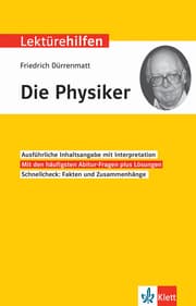Cover von Klett Lektürehilfen Friedrich Dürrenmatt, Die Physiker