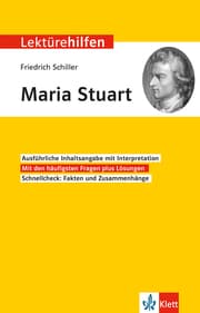 Cover von Klett Lektürehilfen Friedrich Schiller 'Maria Stuart'