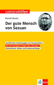 Cover von Klett Lektürehilfen Bertolt Brecht 'Der Gute Mensch von Sezuan'