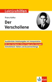 Cover von Klett Lektürehilfen Franz Kafka, Der Verschollene