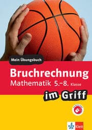 Cover von Klett Bruchrechnung im Griff Mathematik 5.-8. Klasse