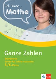 Cover von Klett Ich kann Mathe Ganze Zahlen 5./6. Klasse