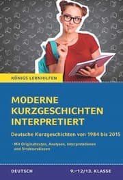 Cover von Moderne Kurzgeschichten interpretiert