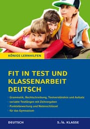 Cover von Fit in Test und Klassenarbeit - Deutsch 5./6. Klasse Gymnasium