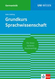 Cover von Uni Wissen Grundkurs Sprachwissenschaft