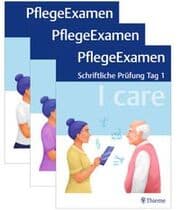 Cover von I care PflegeExamen - Schriftliche Prüfung Tag 1 - 3 (Set)