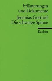 Cover von Jeremias Gotthelf, Die schwarze Spinne
