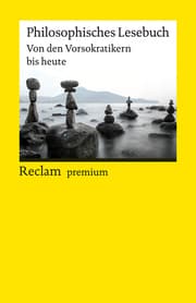 Cover von Philosophisches Lesebuch