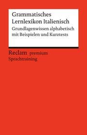 Cover von Grammatisches Lernlexikon Italienisch