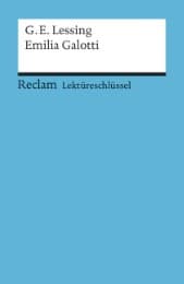 Cover von Gotthold E Lessing: Emilia Galotti