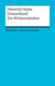 Cover von Lektüreschlüssel zu Heinrich Heine: Deutschland. Ein Wintermärchen