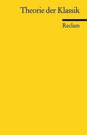 Cover von Theorie der Klassik