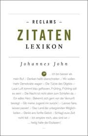 Cover von Reclams Zitaten-Lexikon